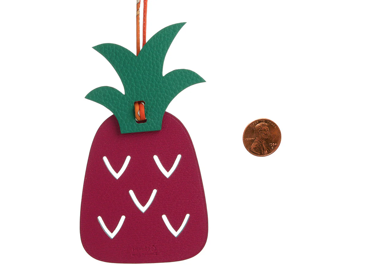Hermès Pineapple Petit H Bag Charm - Image 5