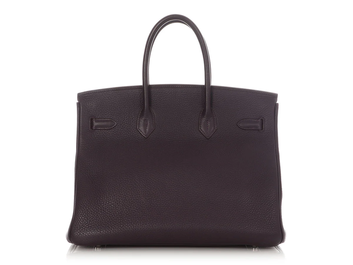 Hermès Raisin Clémence Birkin 35 - Image 4