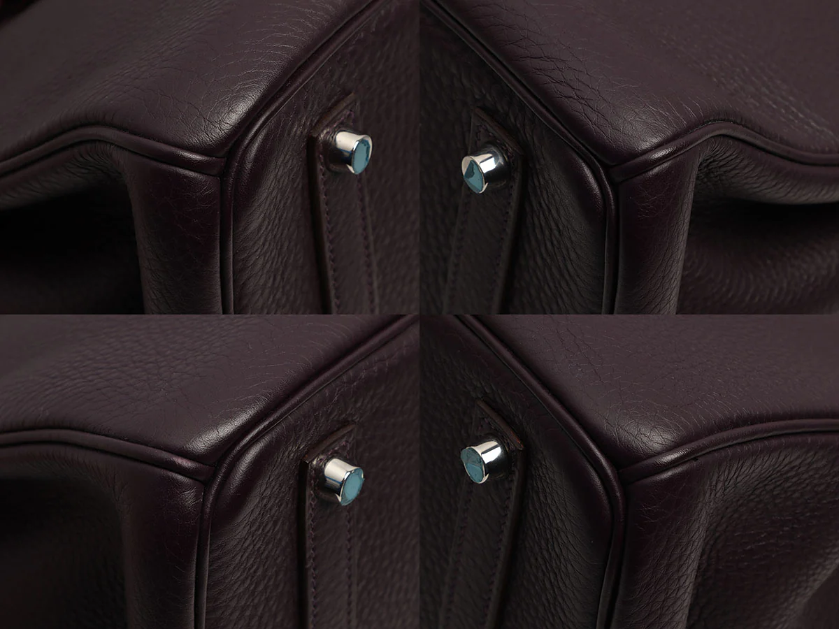 Hermès Raisin Clémence Birkin 35 - Image 9