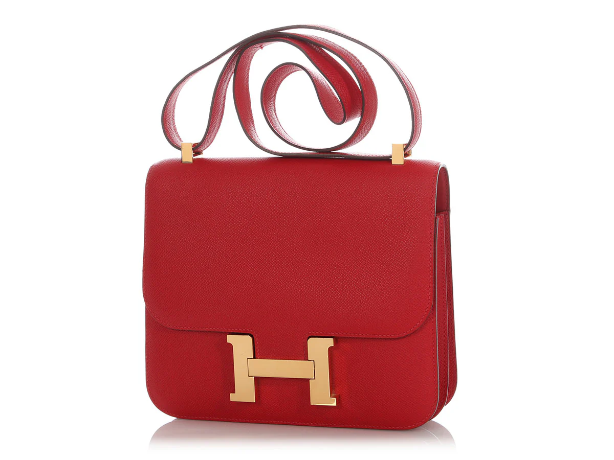 Hermès Red Epsom Constance 24 - Image 2