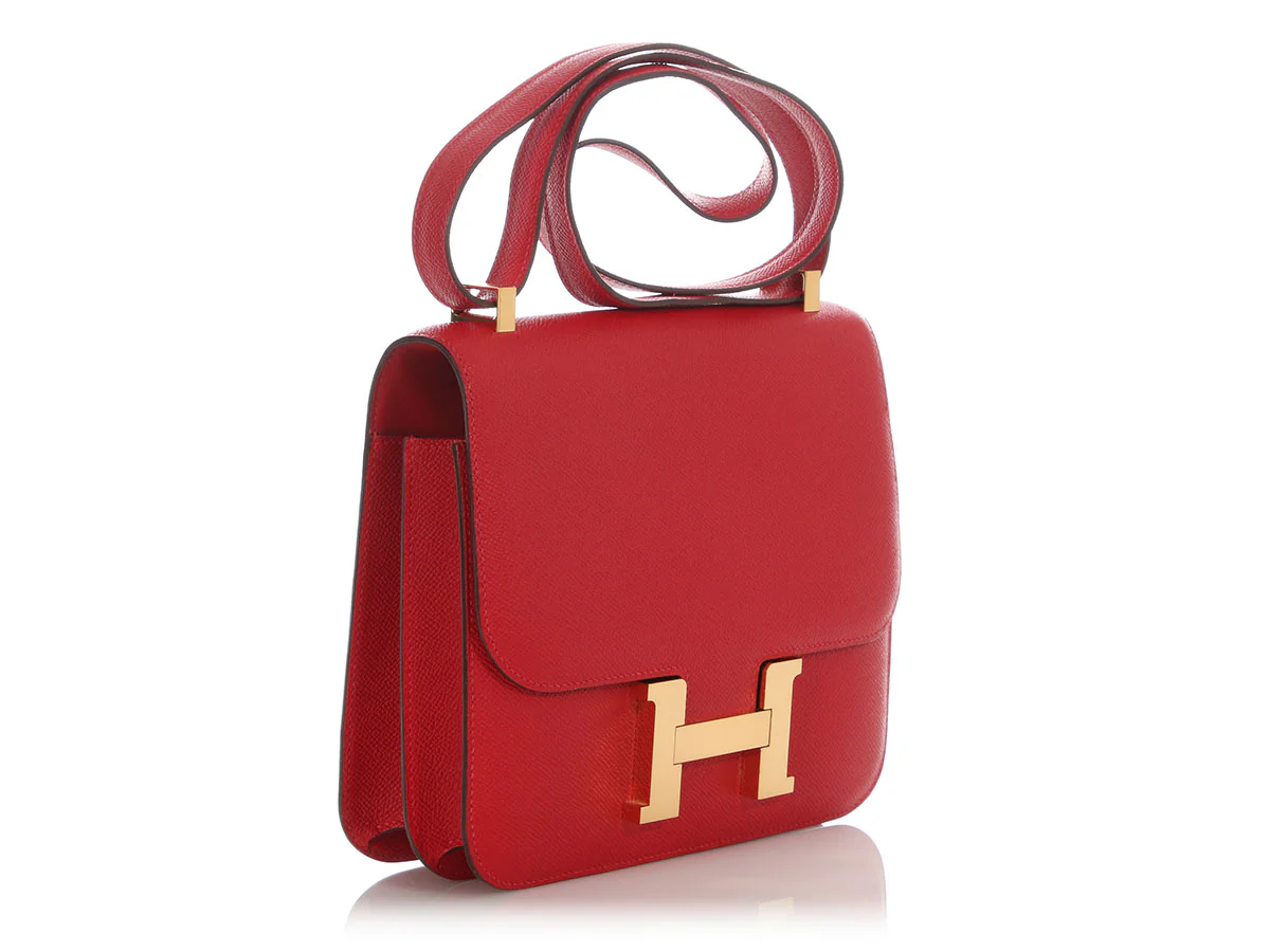 Hermès Red Epsom Constance 24 - Image 5