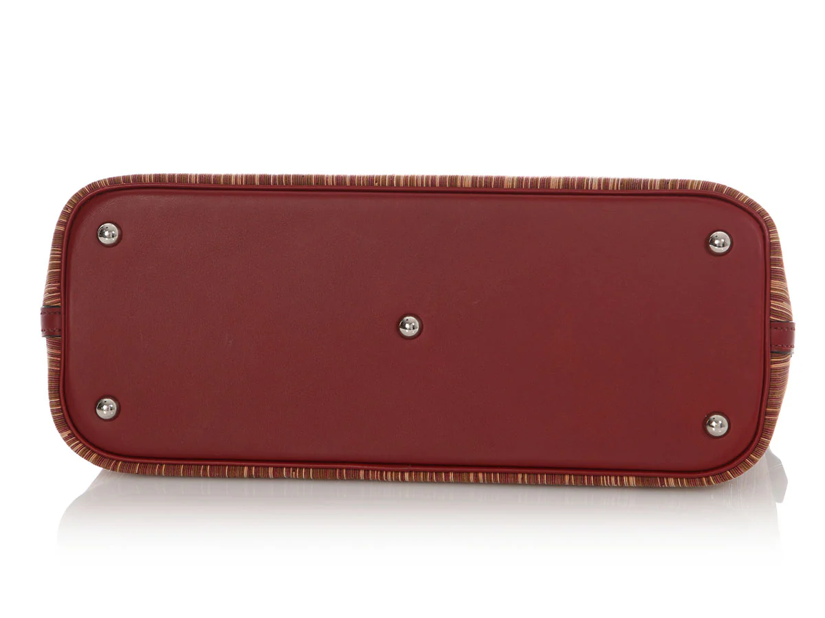 Hermès Red Vibrato Box Calfskin Bolide 35 - Image 6
