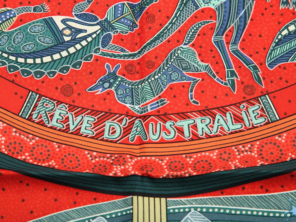 Hermès Rêve d’Australie Silk Scarf 90cm - Image 3