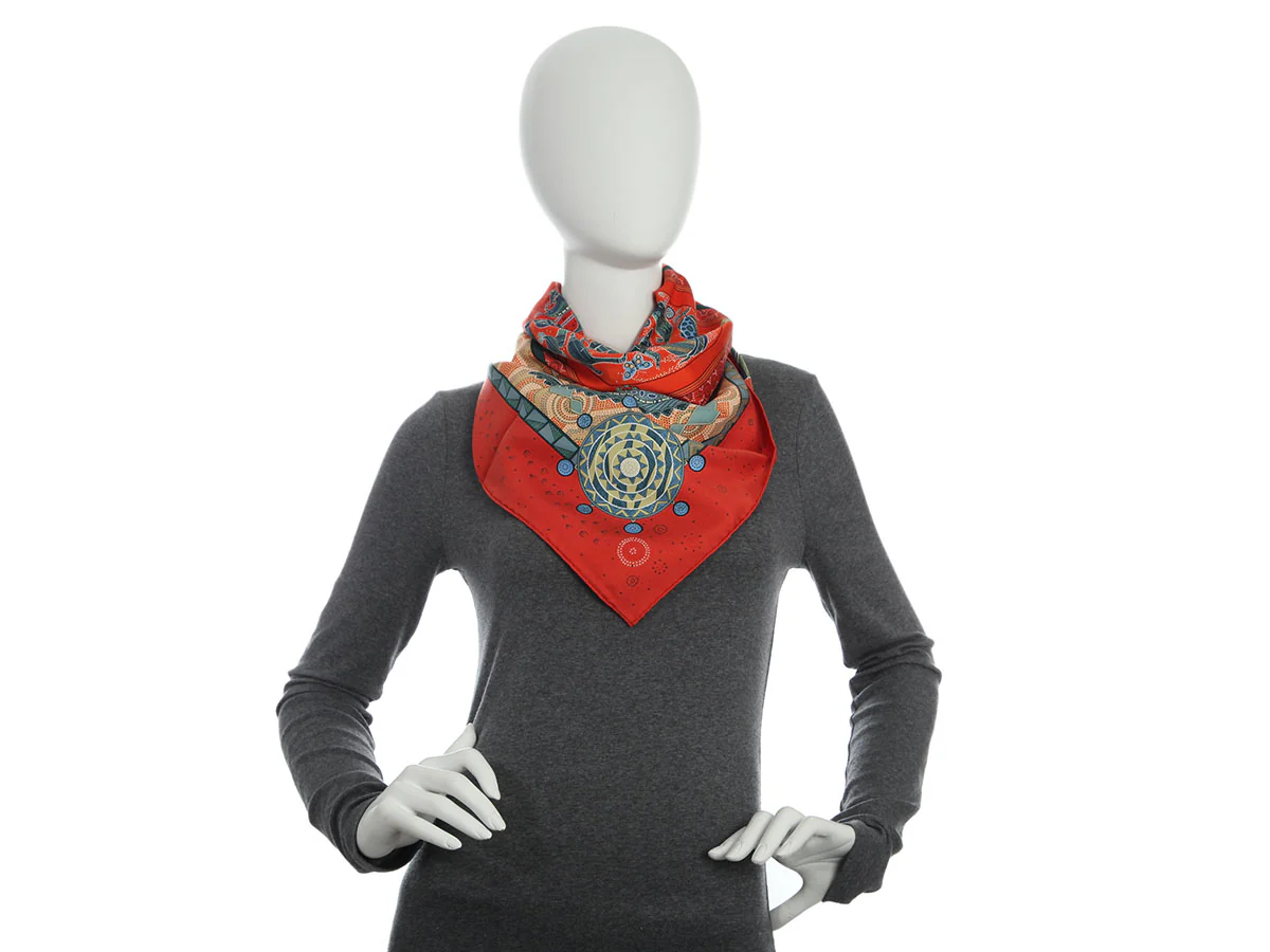 Hermès Rêve d’Australie Silk Scarf 90cm - Image 5