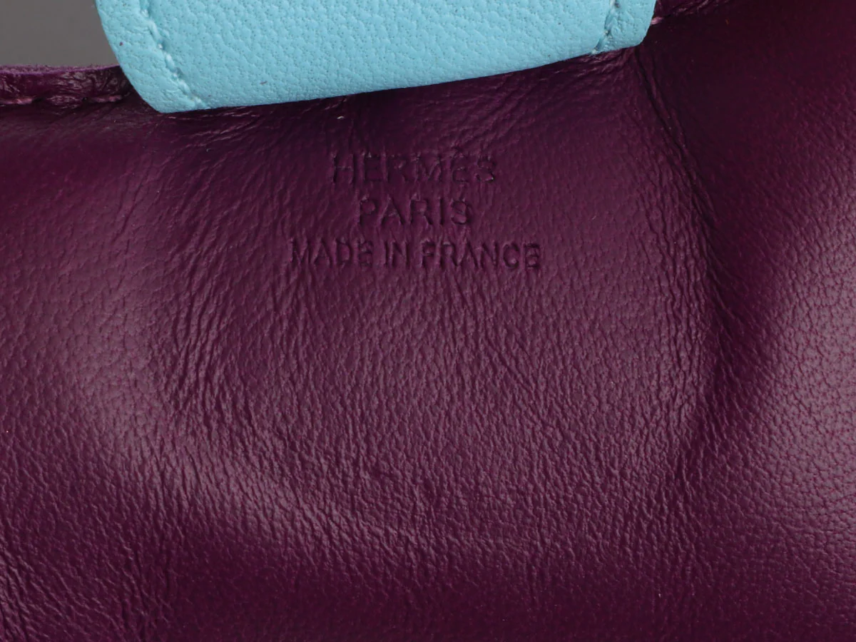 Hermès Rose Pourpre Lambskin Grigri Rodeo Horse Bag Charm MM - Image 4