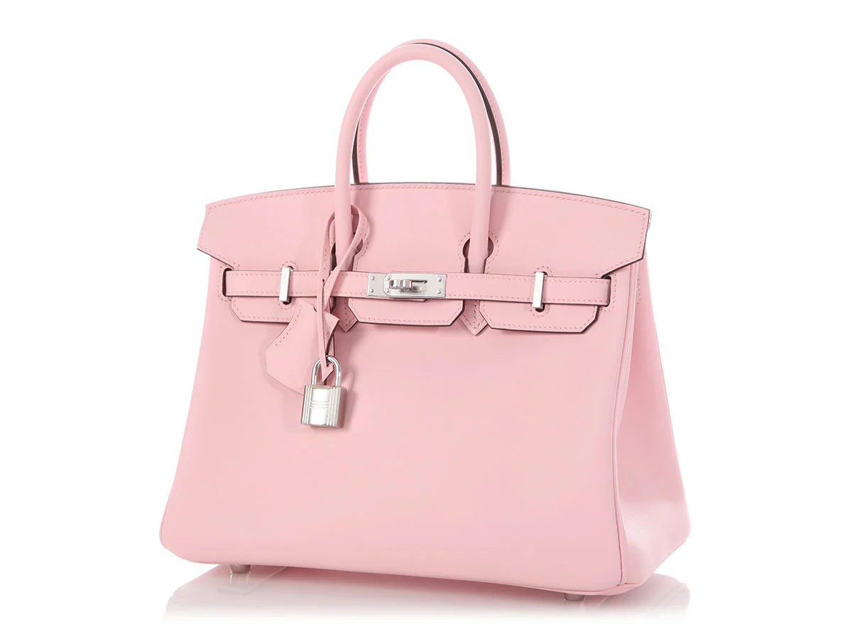 Hermès Rose Sakura Birkin 25 - Image 2