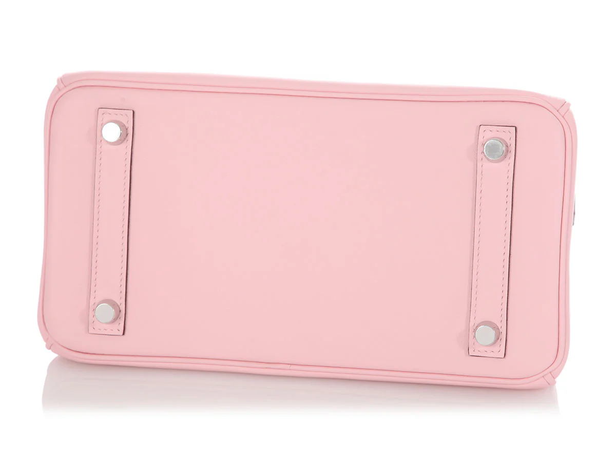 Hermès Rose Sakura Birkin 25 - Image 6