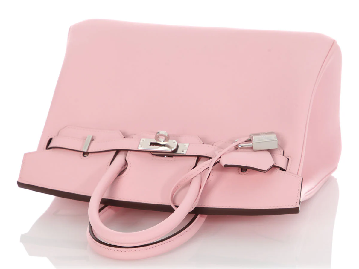 Hermès Rose Sakura Birkin 25 - Image 7