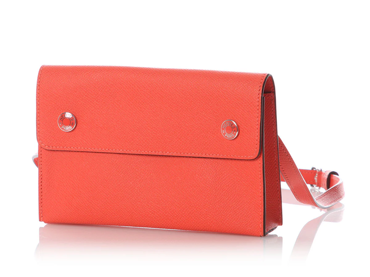 Hermès Rose Texas Snap Wallet - Image 2