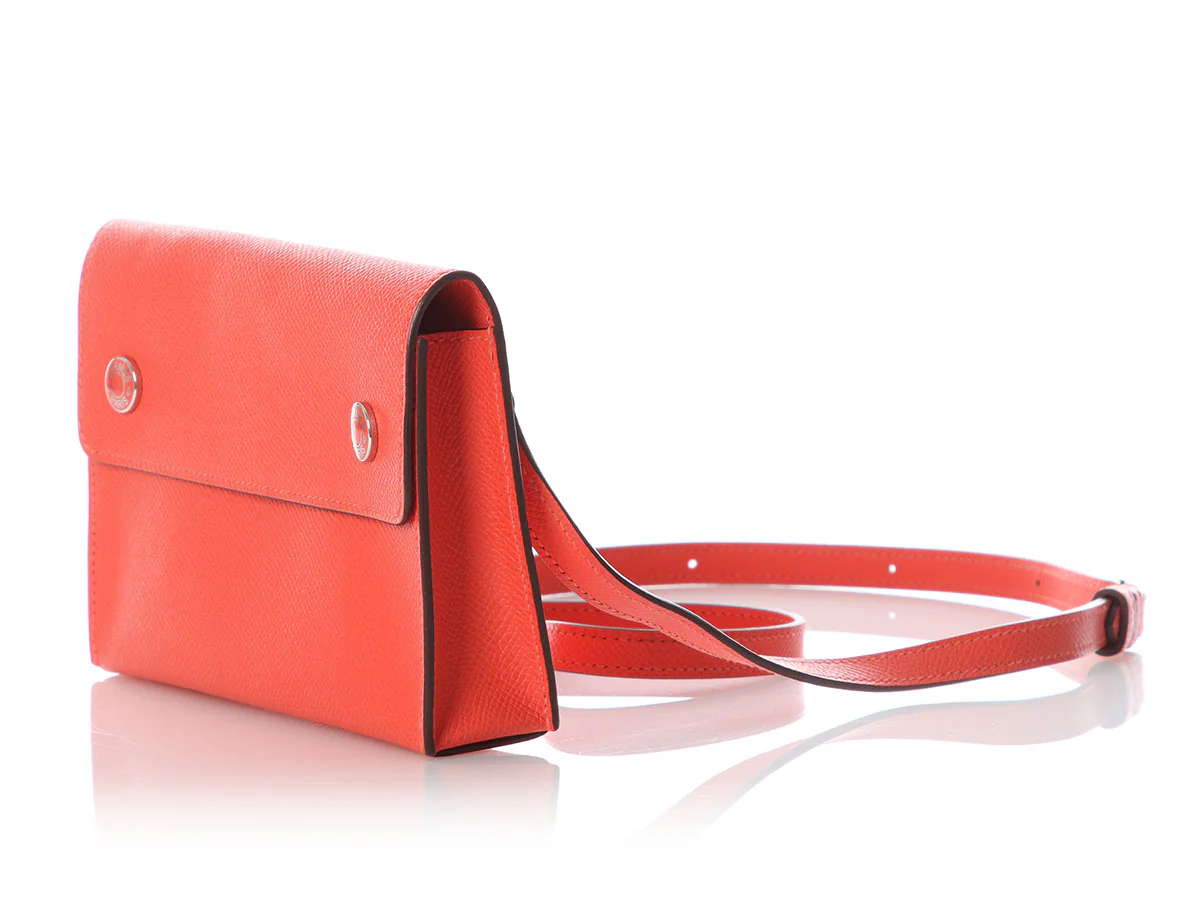 Hermès Rose Texas Snap Wallet - Image 3