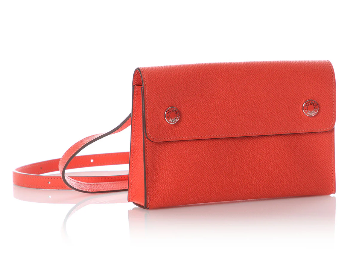 Hermès Rose Texas Snap Wallet - Image 5