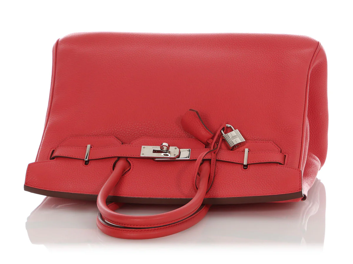 Hermès Rose Texas Togo Birkin 35 - Image 7