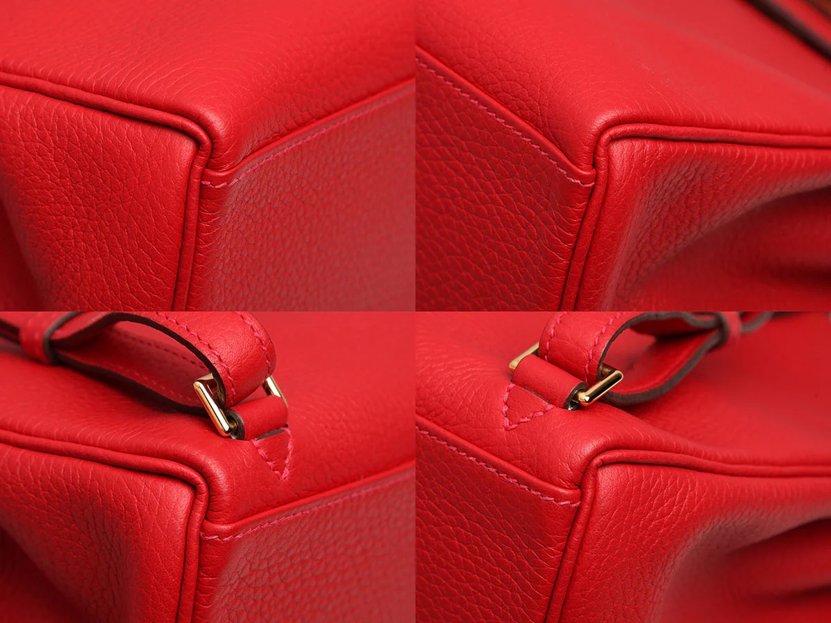 Hermès Rouge Casaque Clémence Kelly Ado II Backpack - Image 9