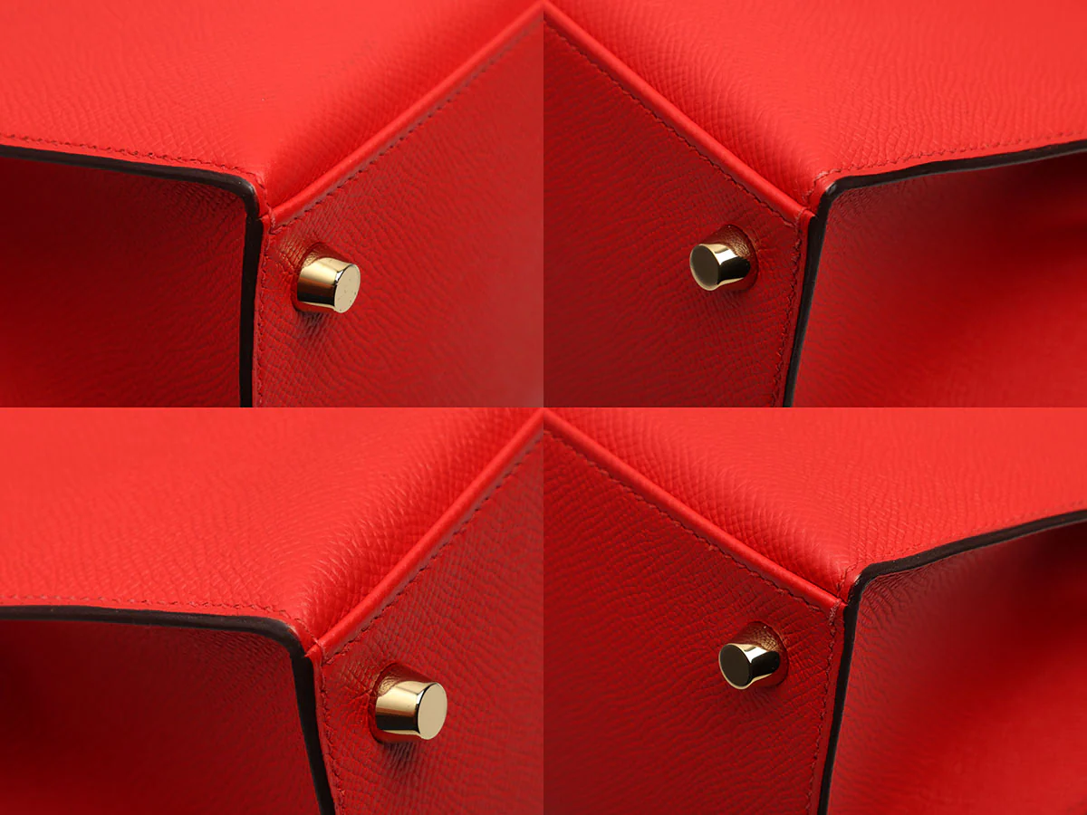 Hermès Rouge de Coeur Epsom Kelly 25 - Image 9