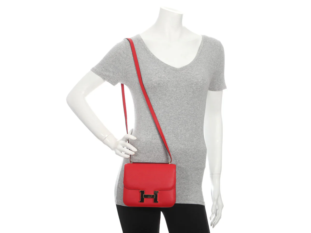 Hermès Rouge de Coeur Evercolor Constance 18 - Image 11