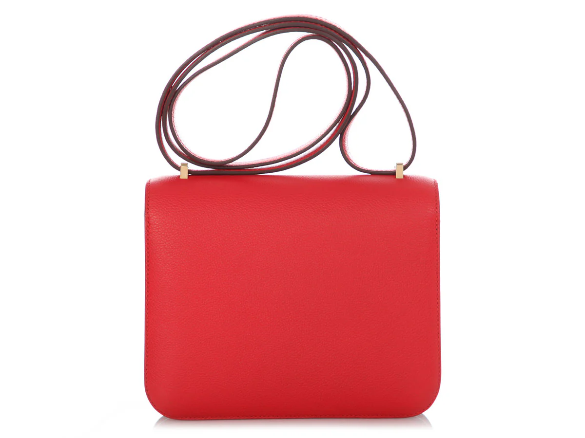 Hermès Rouge de Coeur Evercolor Constance 18 - Image 4