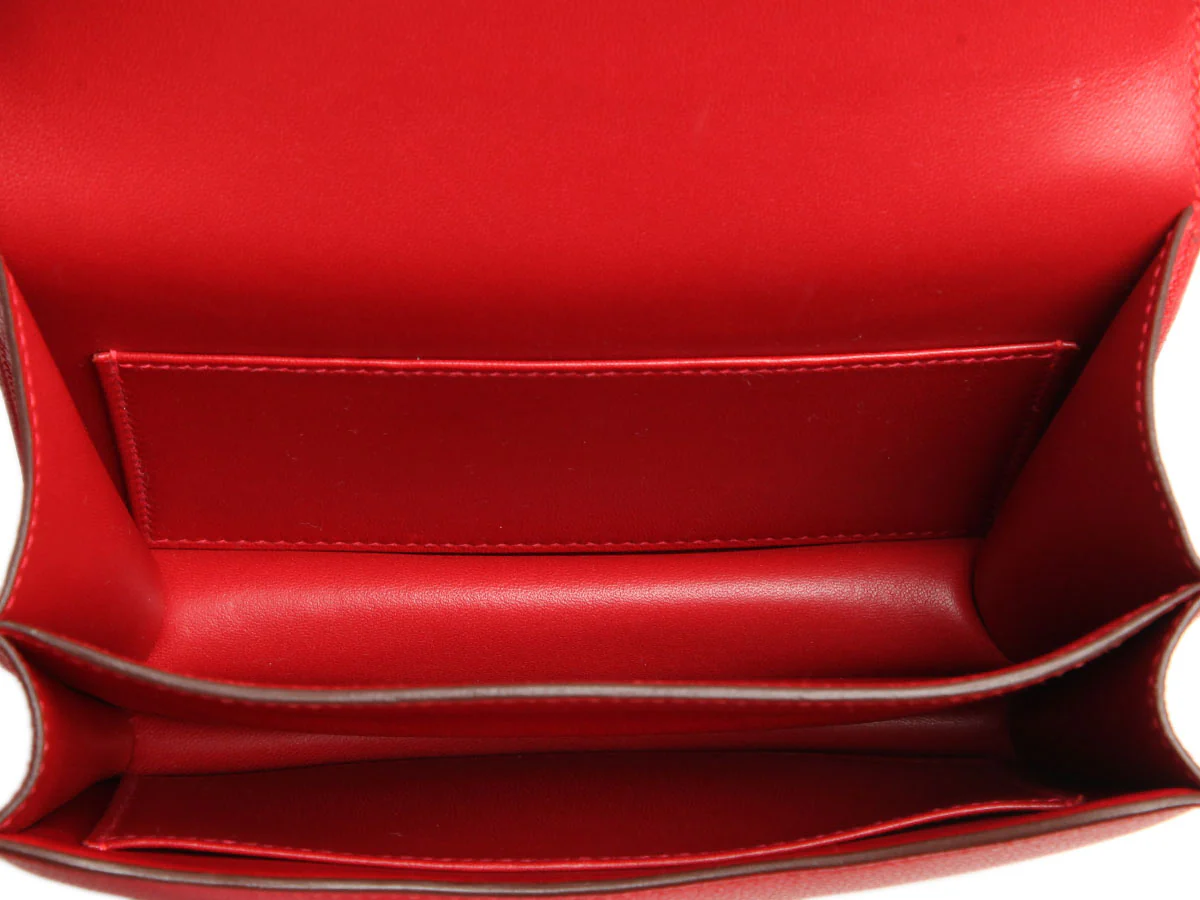 Hermès Rouge de Coeur Evercolor Constance 18 - Image 8