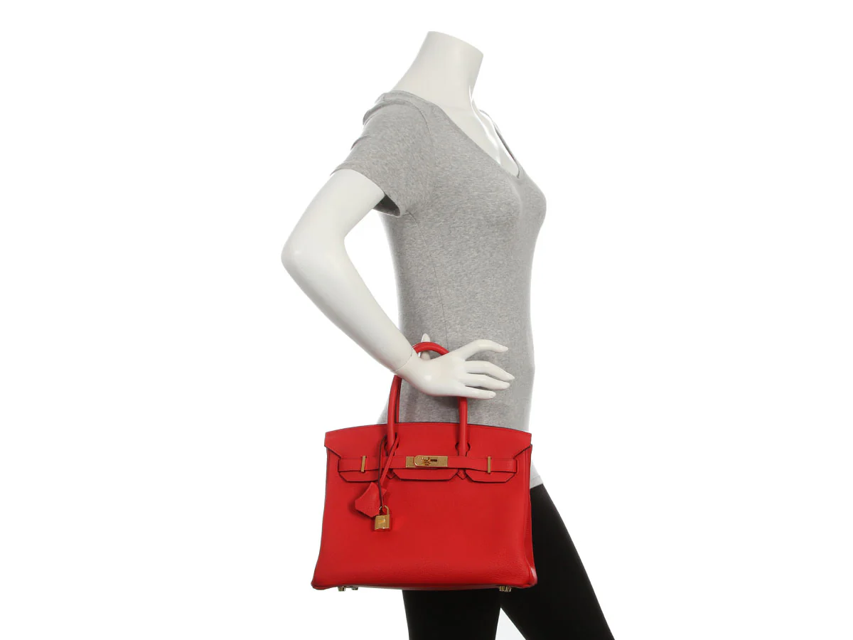 Hermès Rouge de Coeur Togo Birkin 30 - Image 11