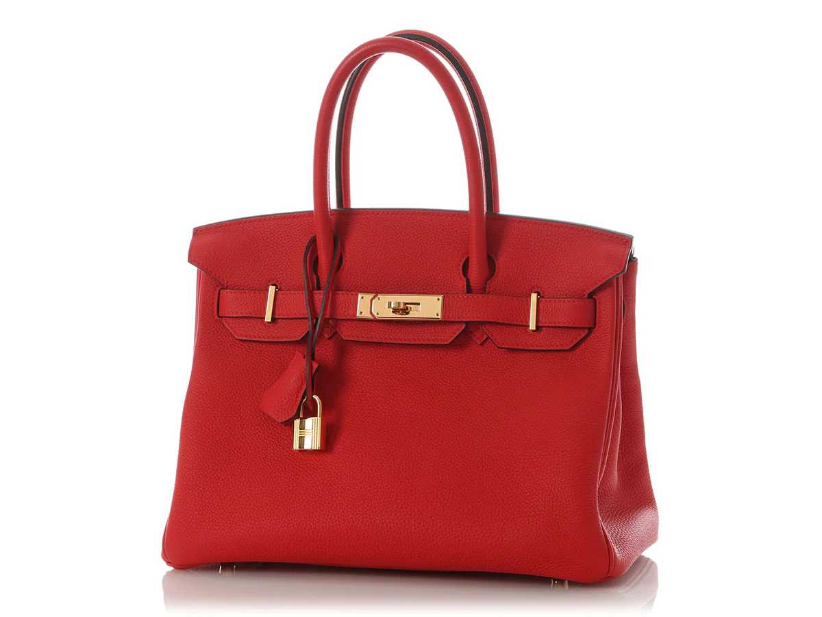 Hermès Rouge de Coeur Togo Birkin 30 - Image 2