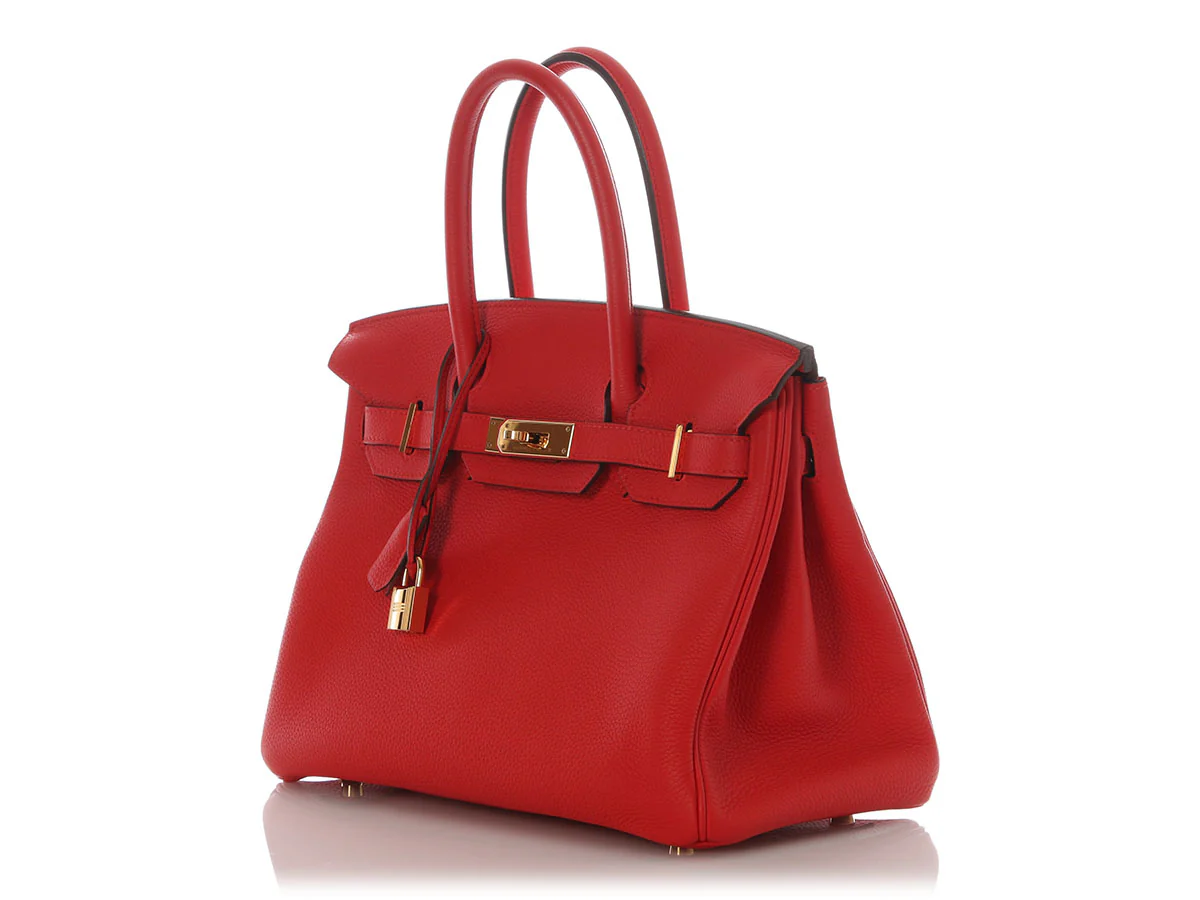 Hermès Rouge de Coeur Togo Birkin 30 - Image 3