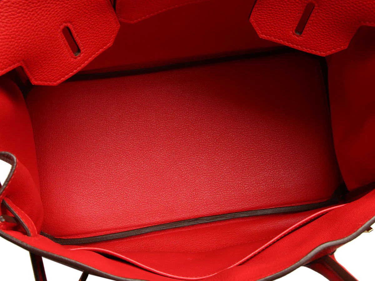 Hermès Rouge de Coeur Togo Birkin 30 - Image 8