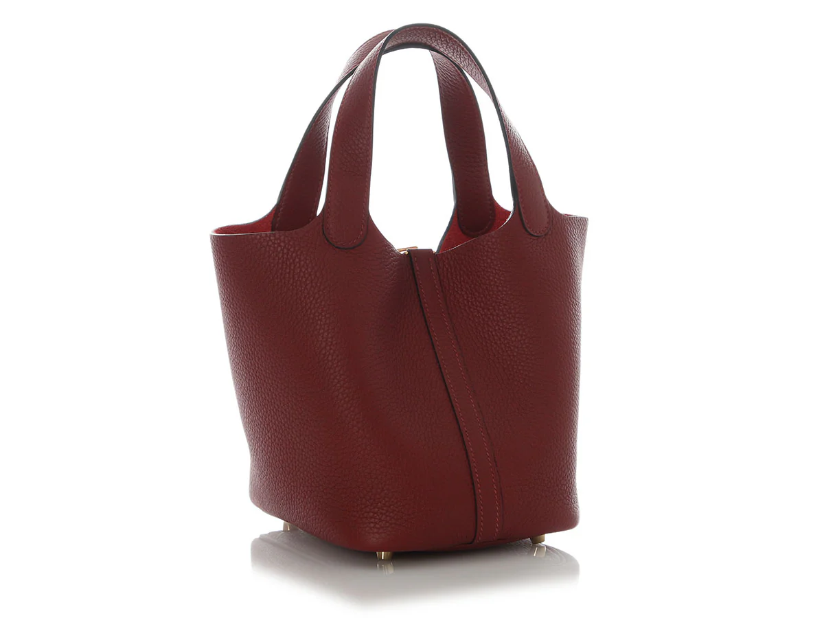 Hermès Rouge H Clémence Picotin Lock 18 - Image 4