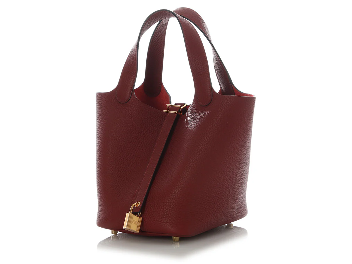 Hermès Rouge H Clémence Picotin Lock 18 - Image 6