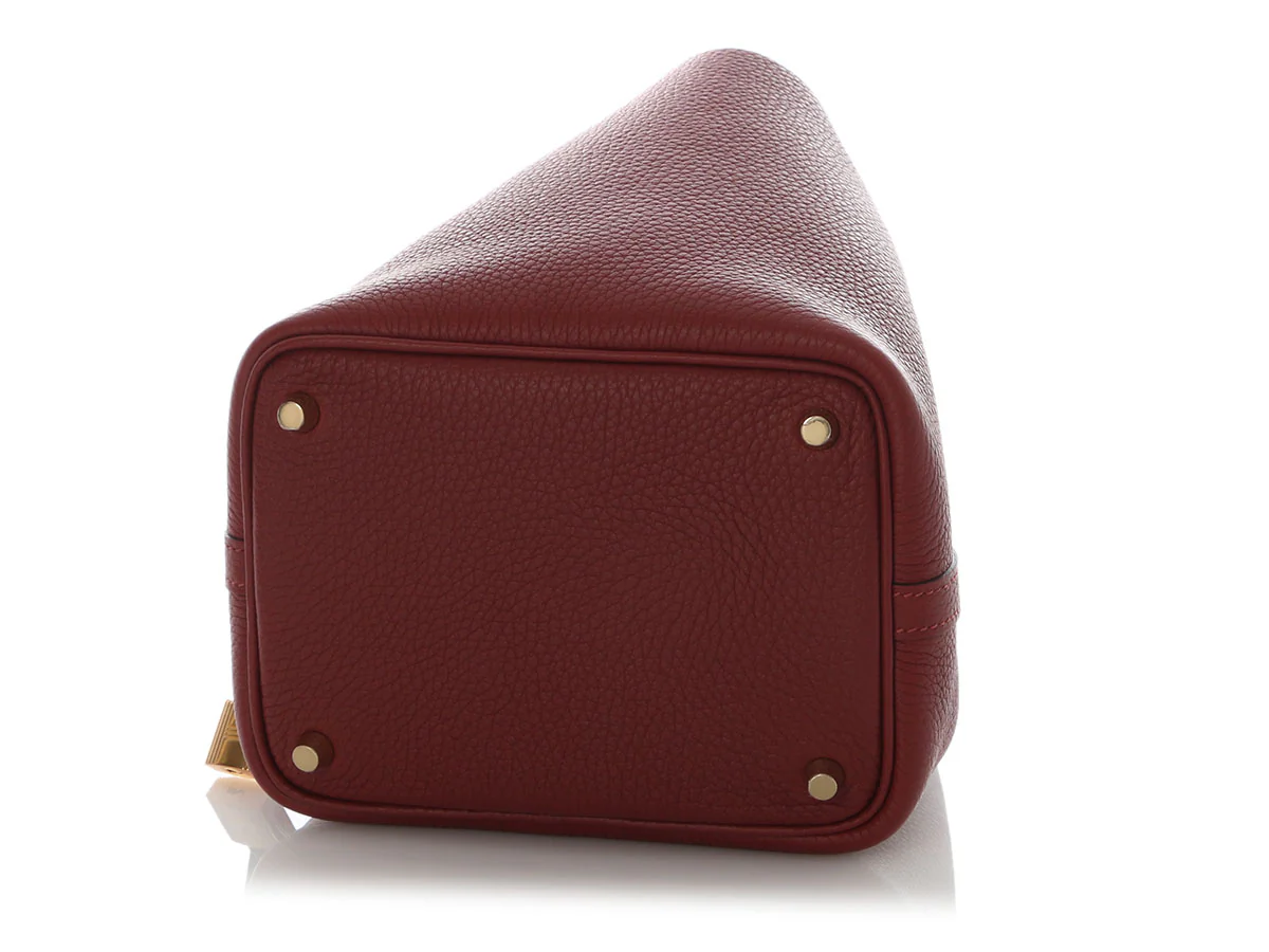 Hermès Rouge H Clémence Picotin Lock 18 - Image 7