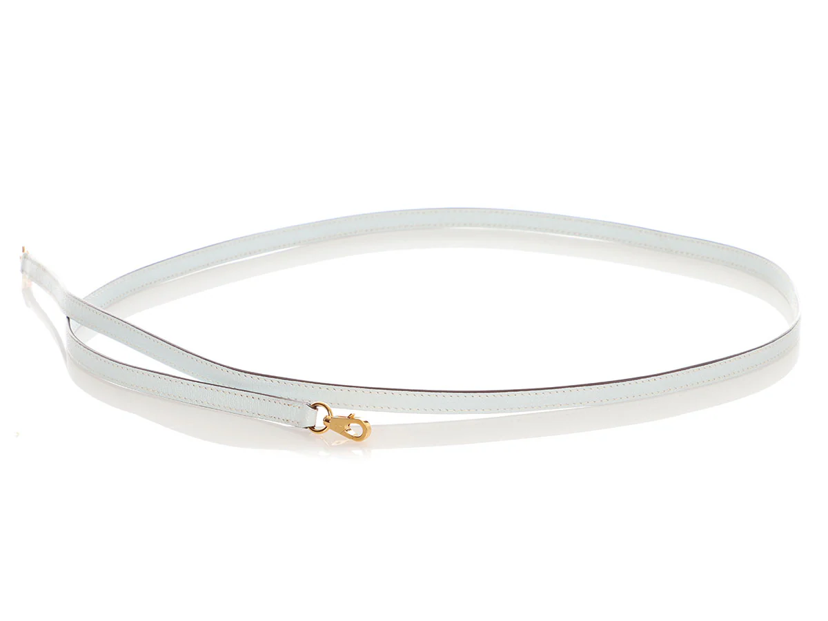 Hermès SO Mini Bleu Brume Chèvre Kelly Long Strap - Image 2