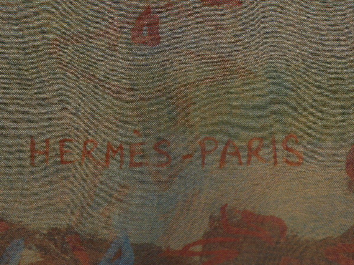 Hermès Polo Mousseline Scarf - Image 2