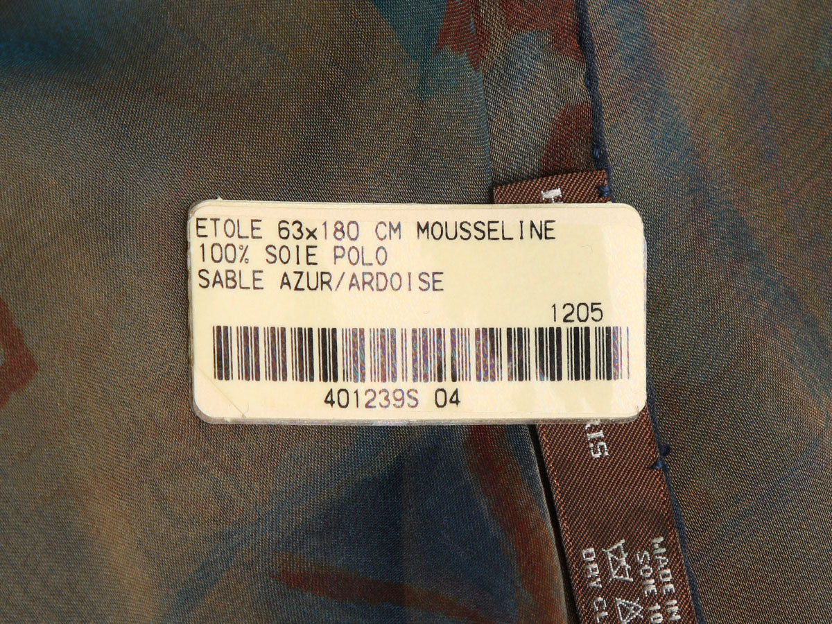 Hermès Polo Mousseline Scarf - Image 3