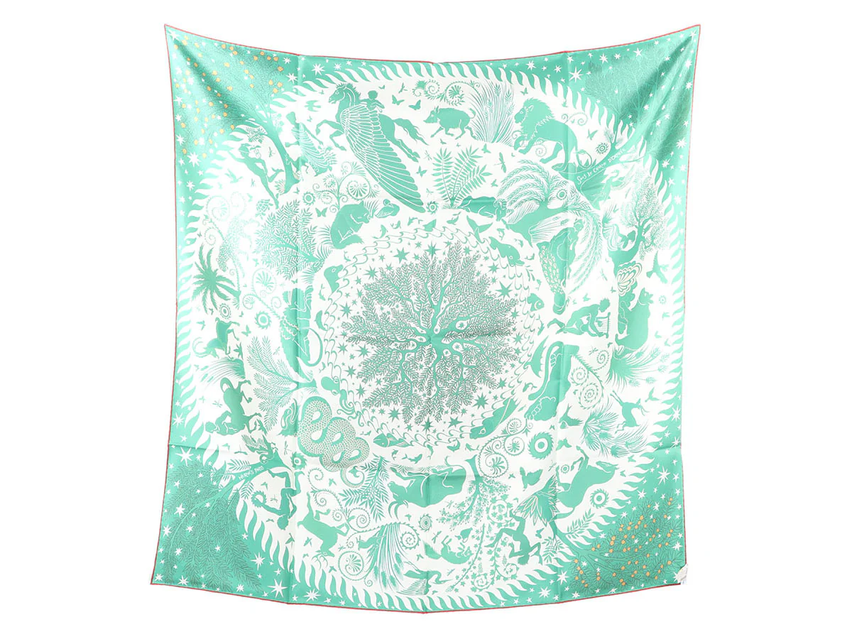 Hermès Sous le Charme d’Orphée Double Face Silk Scarf 90cm - Image 2