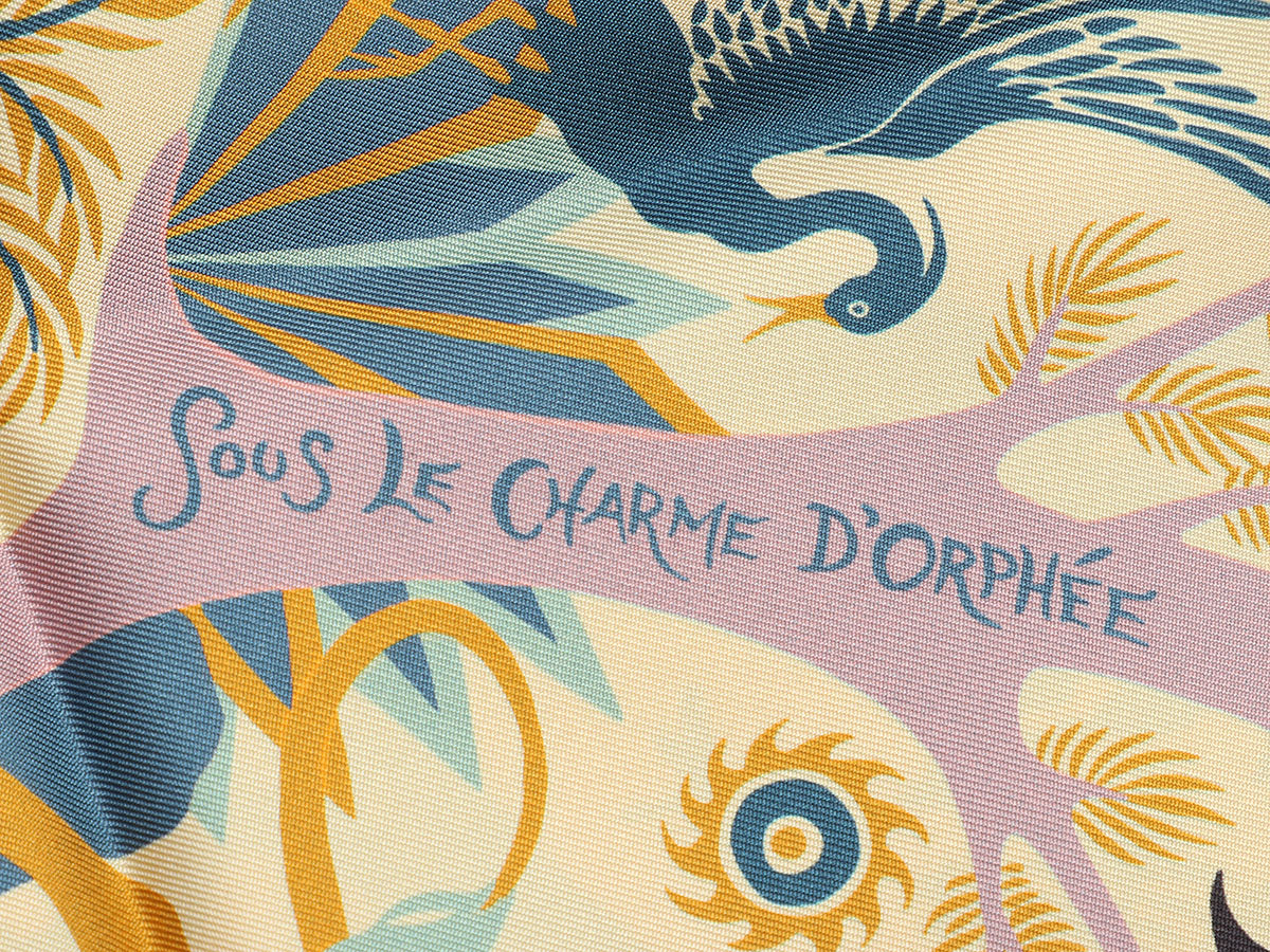 Hermès Sous le Charme d'Orphée Double Face Silk Scarf 90cm - Image 3