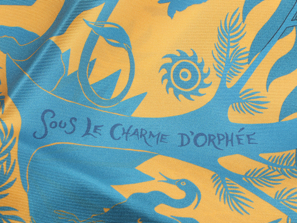 Hermès Sous le Charme d'Orphée Double Face Silk Scarf 90cm - Image 5