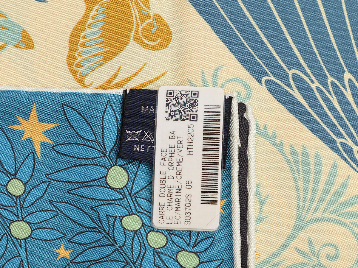 Hermès Sous le Charme d'Orphée Double Face Silk Scarf 90cm - Image 6