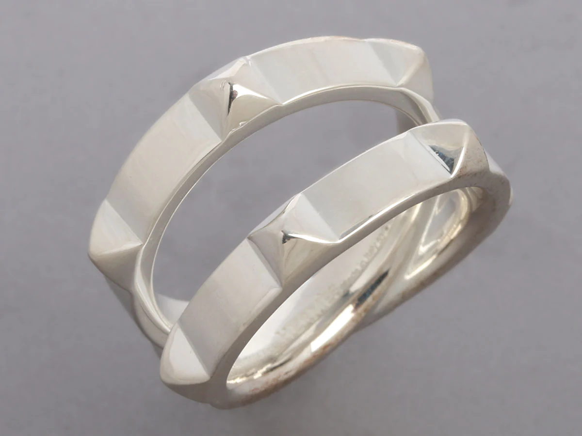 Hermès Sterling Silver Clou d’H Ring - Image 5
