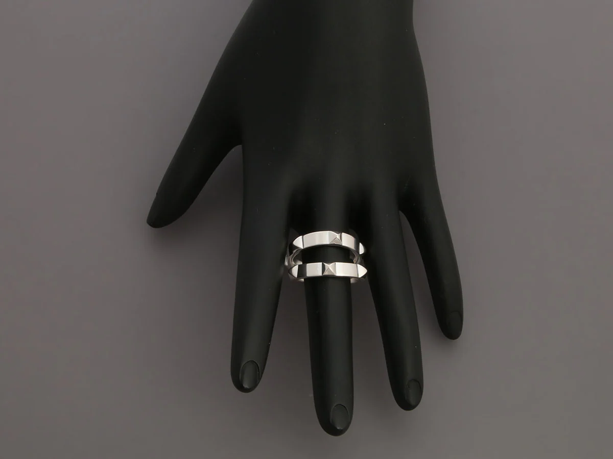 Hermès Sterling Silver Clou d’H Ring - Image 6