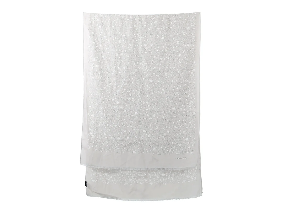 Hermès Summer Party Cotton and Silk Stole