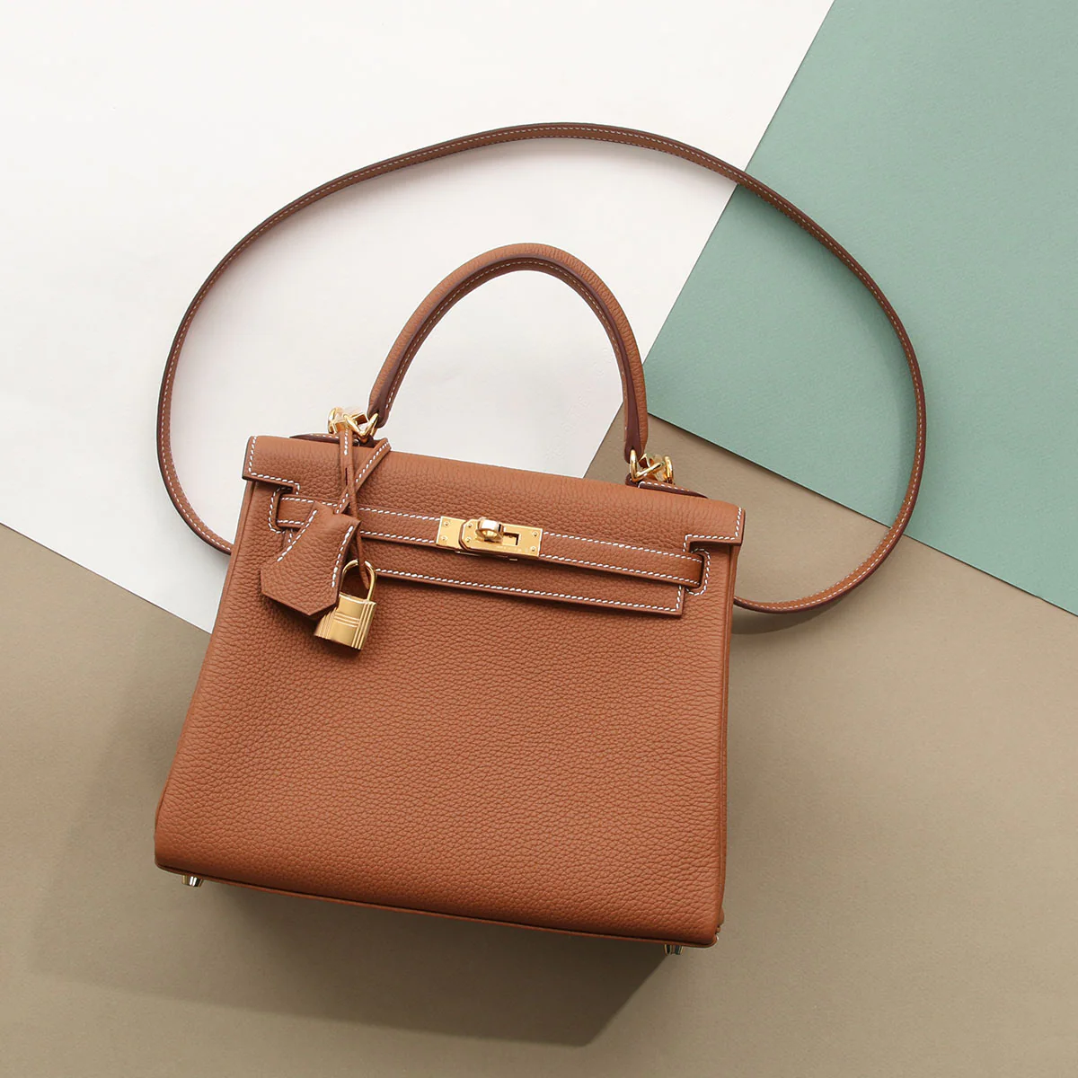 Hermès Gold Togo Kelly 25 - Image 2