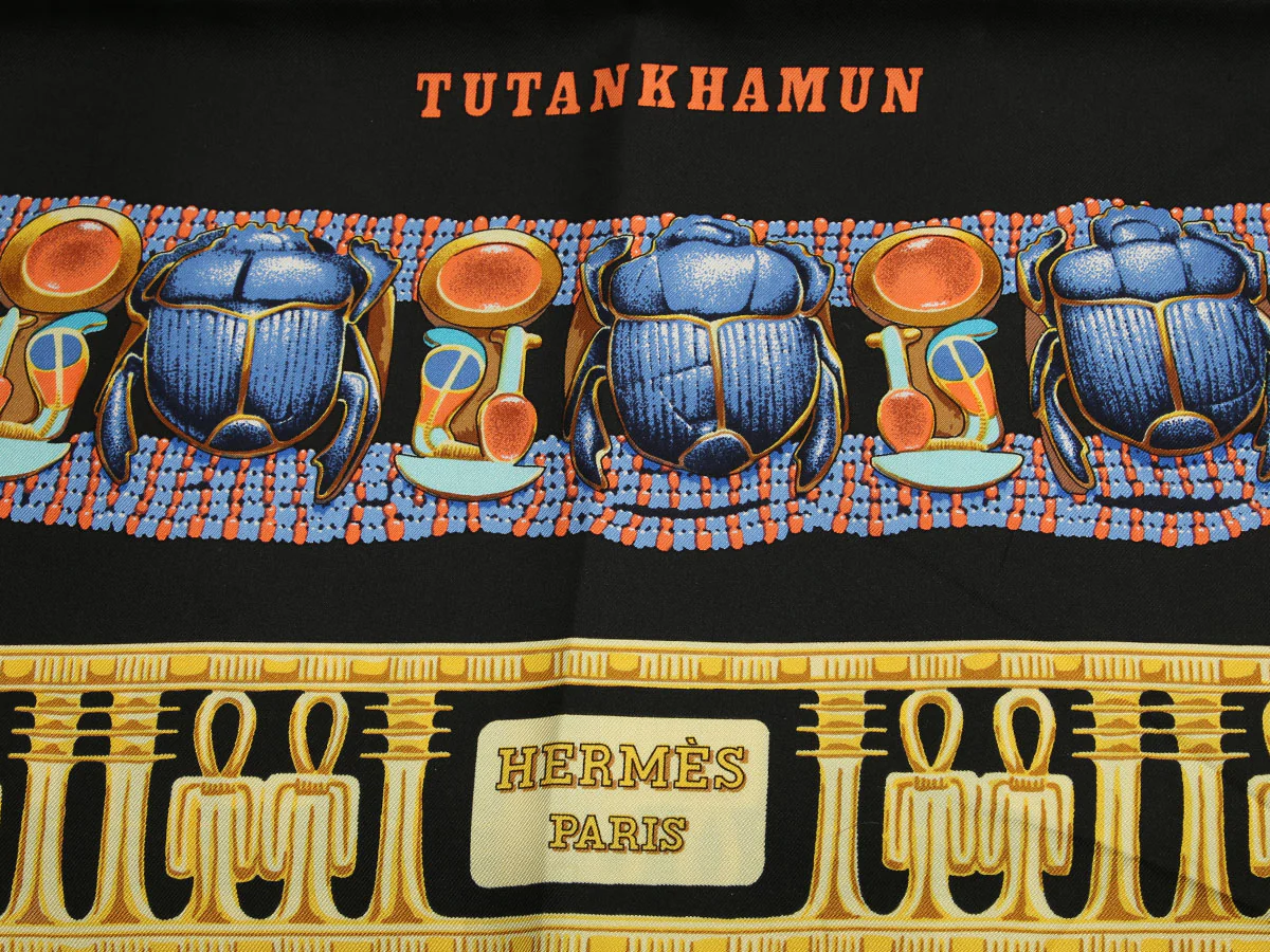 Hermès Tutankhamun Silk Scarf 90cm - Image 2