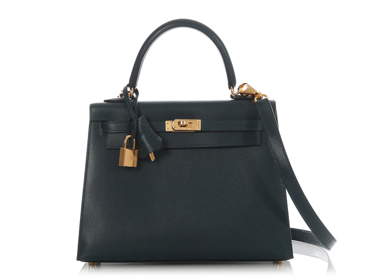 Hermès Vert Cypress Epsom Kelly 25
