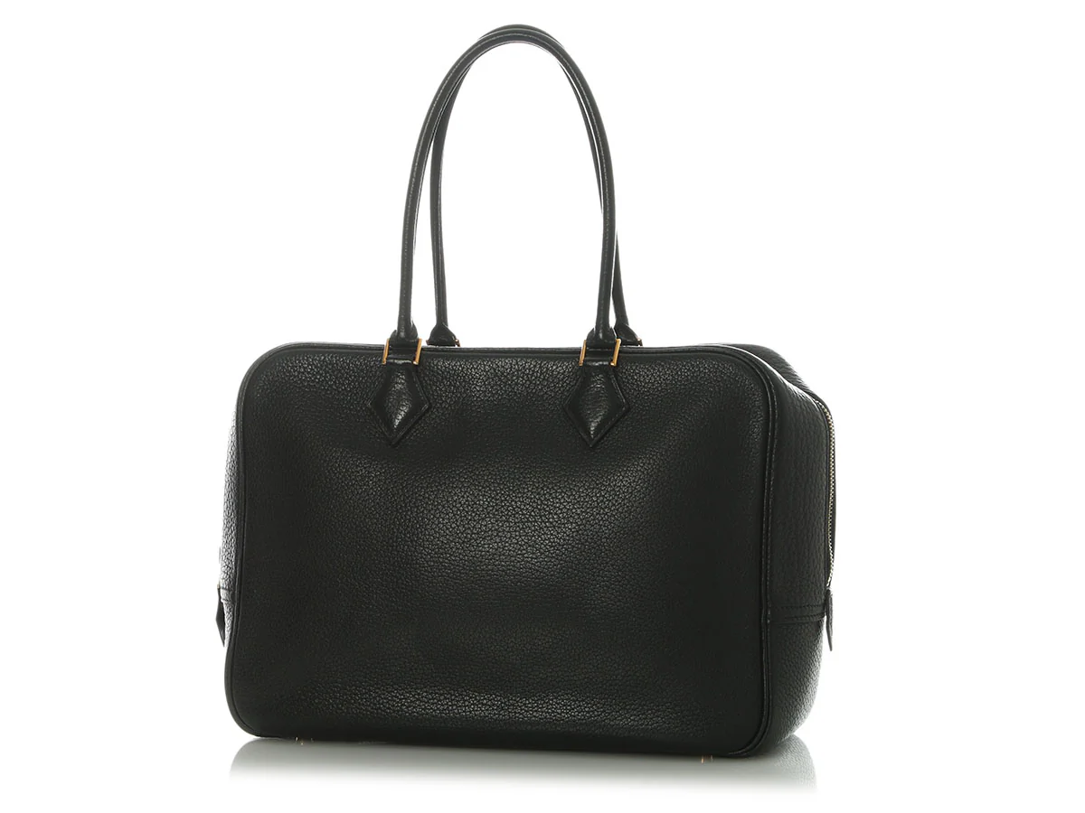 Hermès Vintage Black Fjord Plume 32 - Image 2
