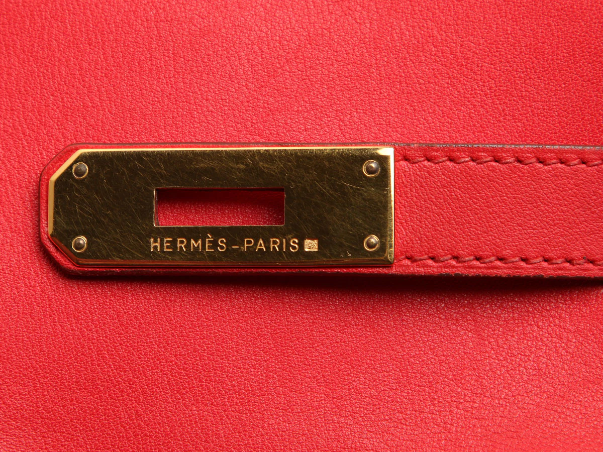 Hermès Vintage Red Swift Kelly 32 - Image 10