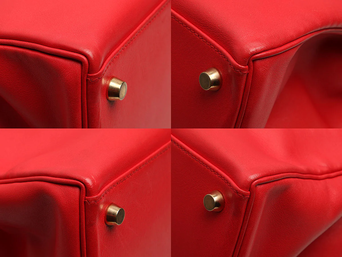Hermès Vintage Red Swift Kelly 32 - Image 9
