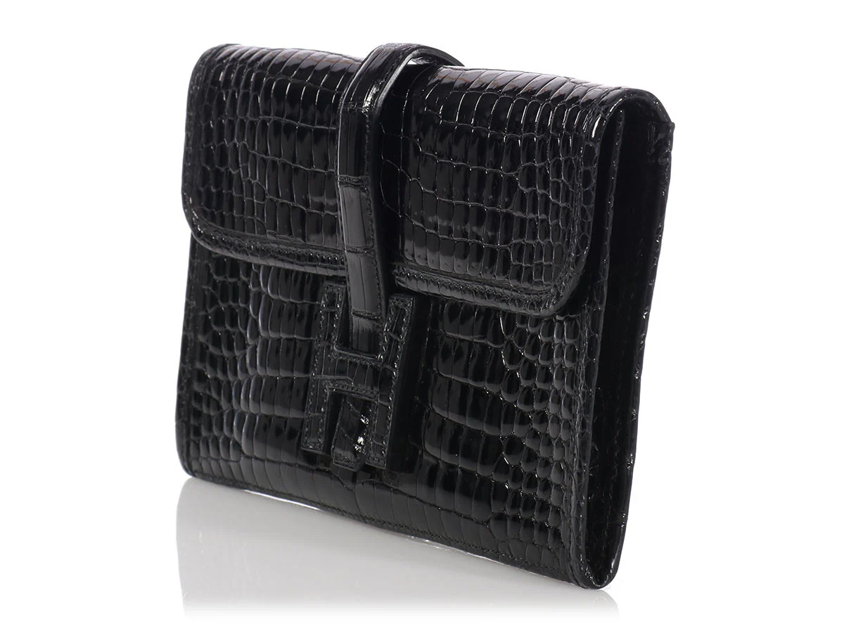 Hermès Black Crocodile Mini Jigé - Image 3