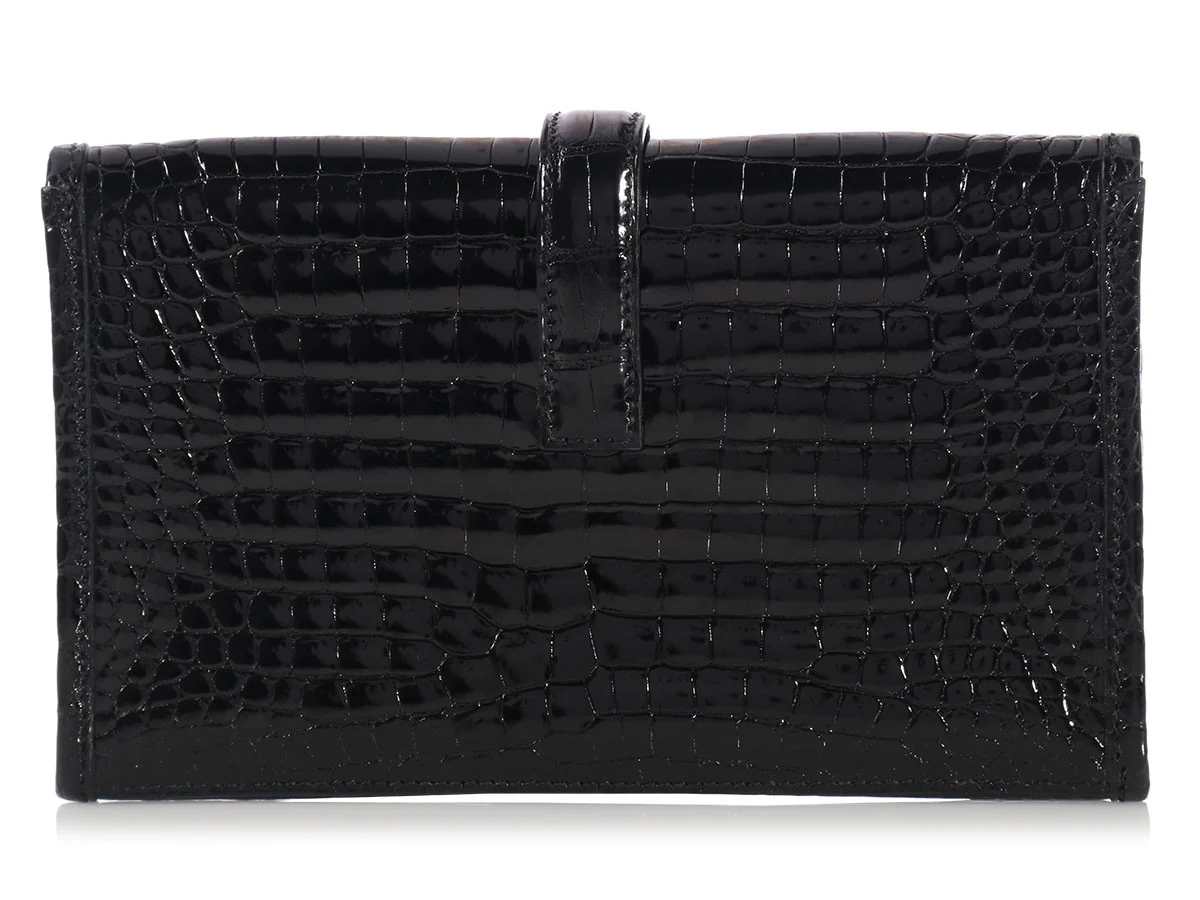 Hermès Black Crocodile Mini Jigé - Image 4