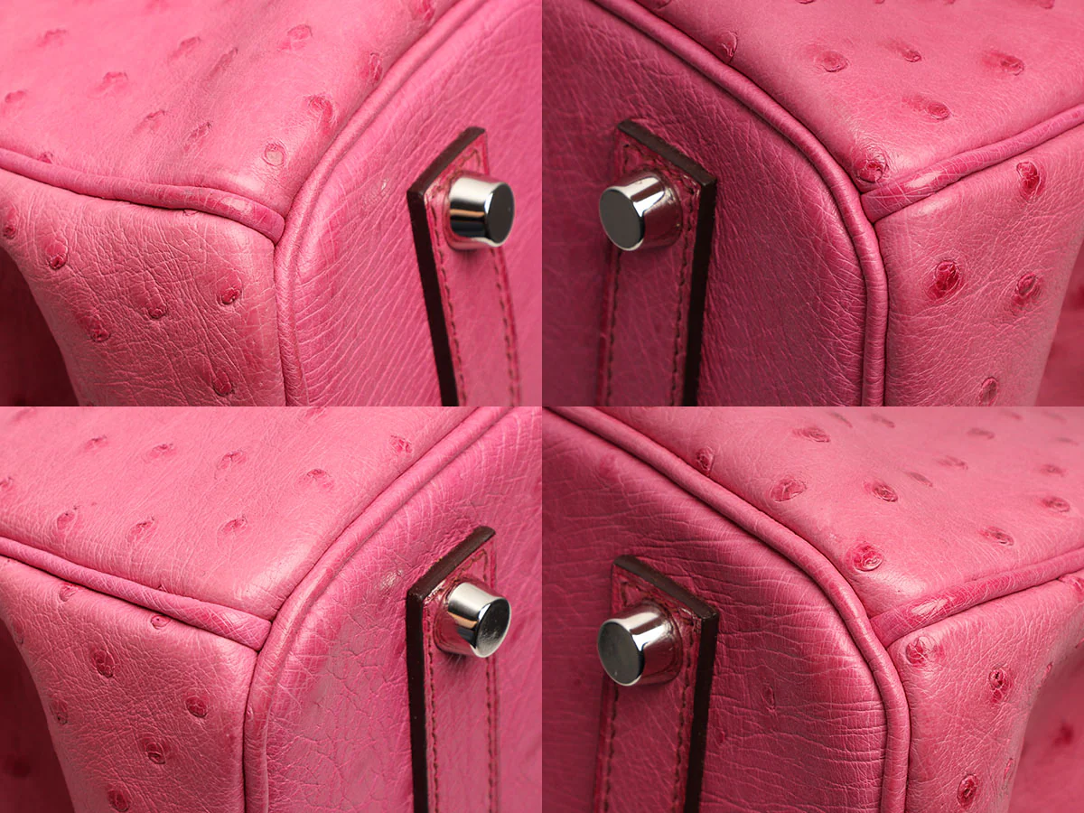 Hermès Fuchsia Ostrich Birkin 35 - Image 10