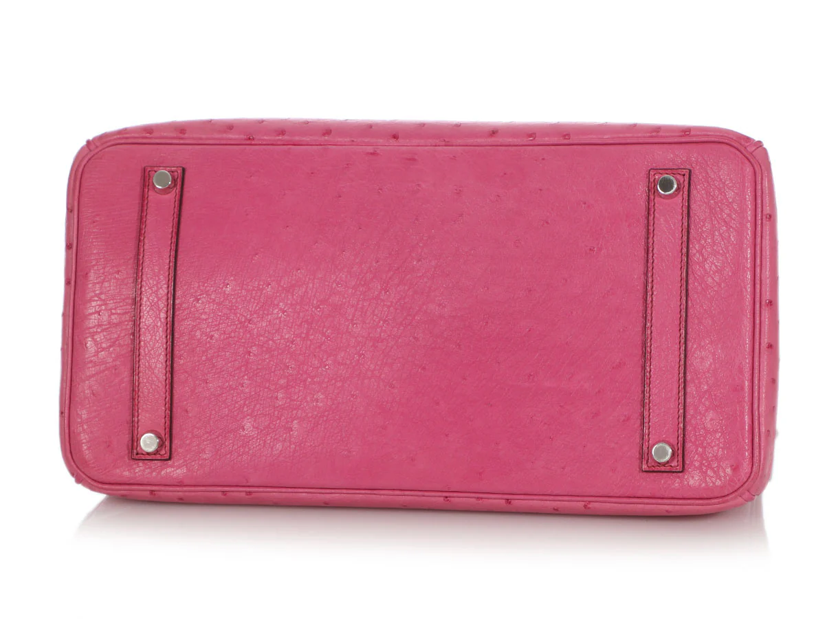 Hermès Fuchsia Ostrich Birkin 35 - Image 7