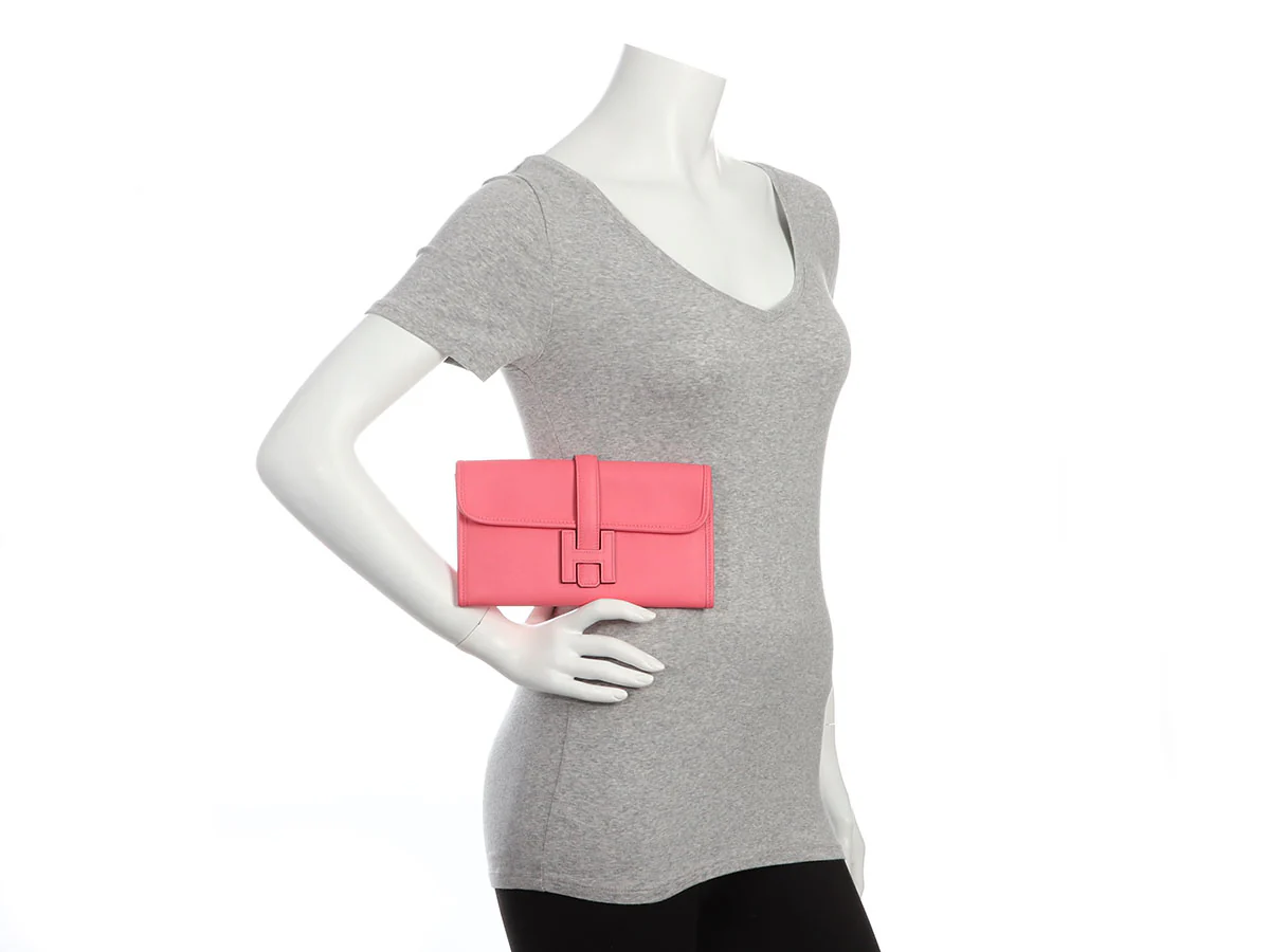 Hermès Rose Azalée Swift Mini Jigé Duo Wallet - Image 11