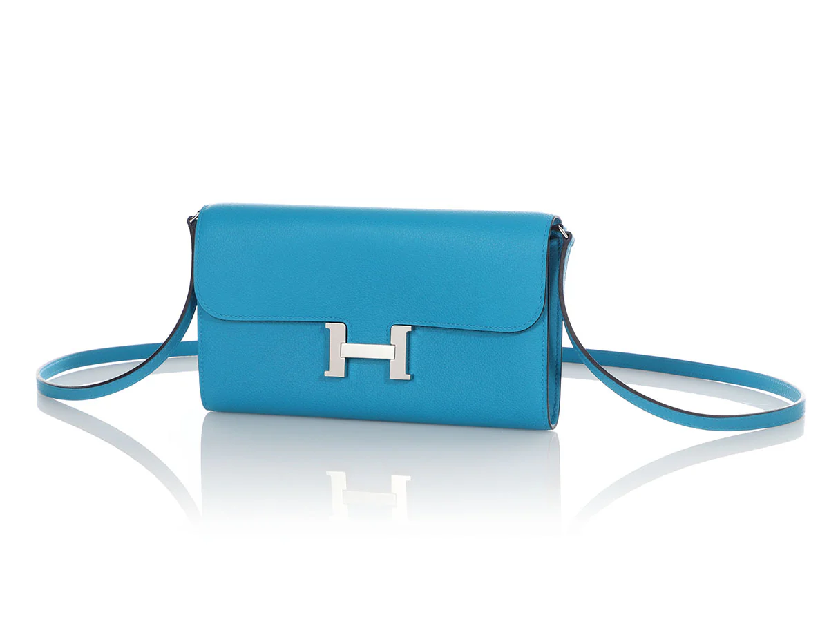 Hermès Bleu Frida Evercolor Constance To Go - Image 2